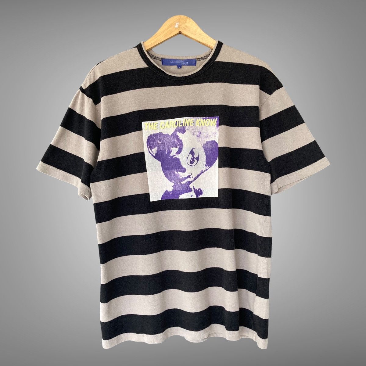 image of Comme Des Garcons x Junya Watanabe Ad2004 Junya Watanabe The Caroline Know Tee in Black (Size Large