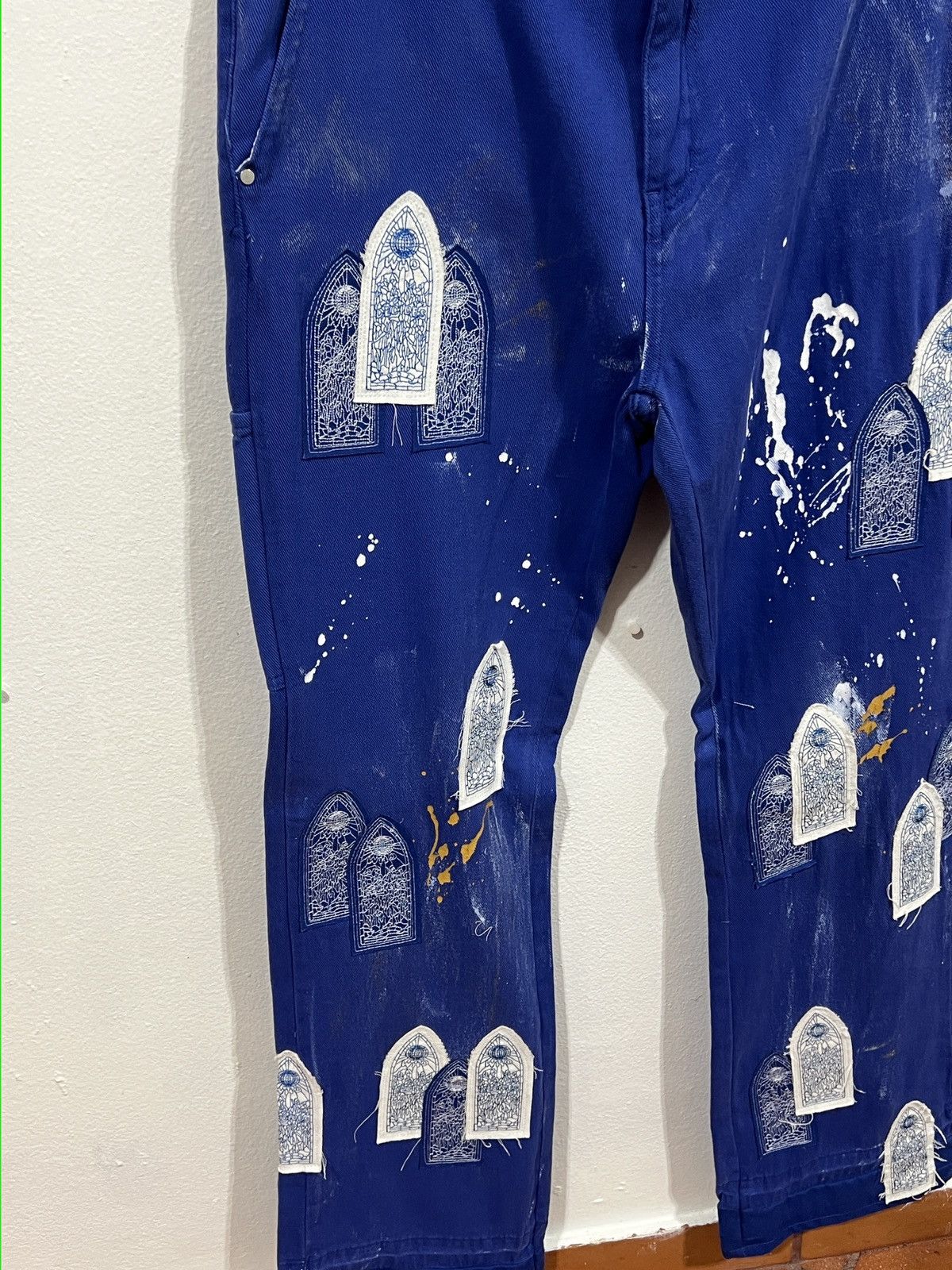 Who Decides War Who Decides War Patched Arch Carpenter Blue Jeans Size US 34 / EU 50 - 4 Thumbnail