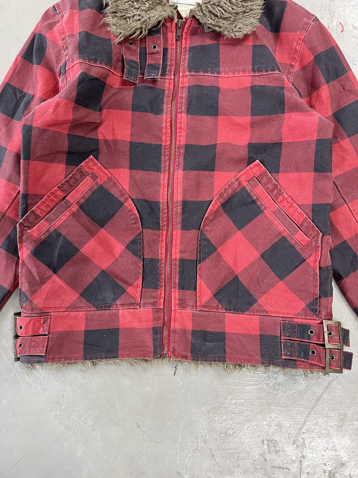 Greg Lauren VINTAGE WOOLRICH B-3 SAINT LAURENT INSPIRED TARTAN JACKET Size US M / EU 48-50 / 2 - 4 Thumbnail
