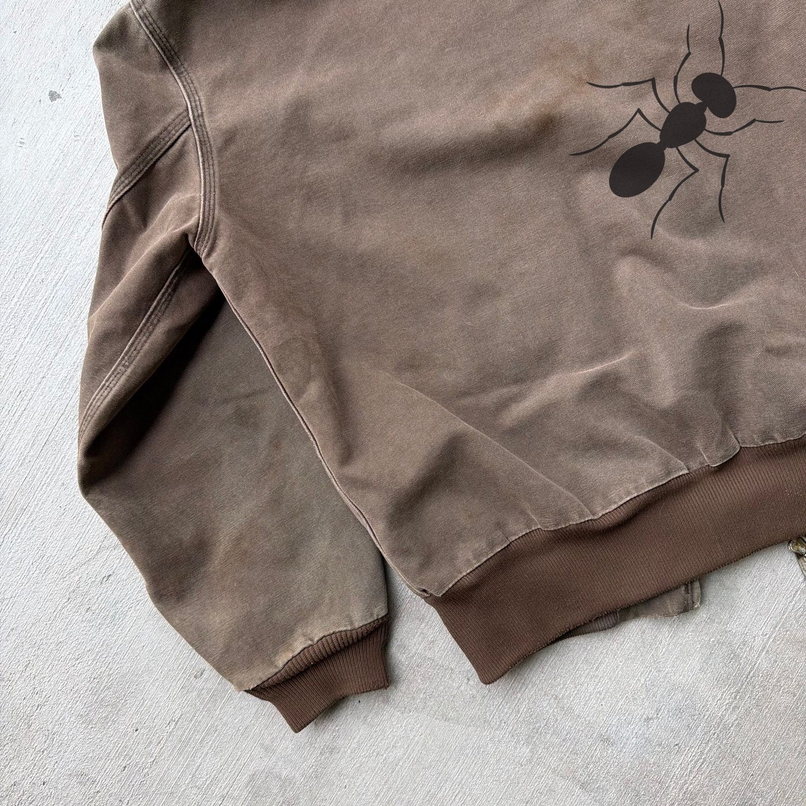 Carhartt × Vintage Carhartt brown hooded work wear jacket Size US S / EU 44-46 / 1 - 7 Thumbnail