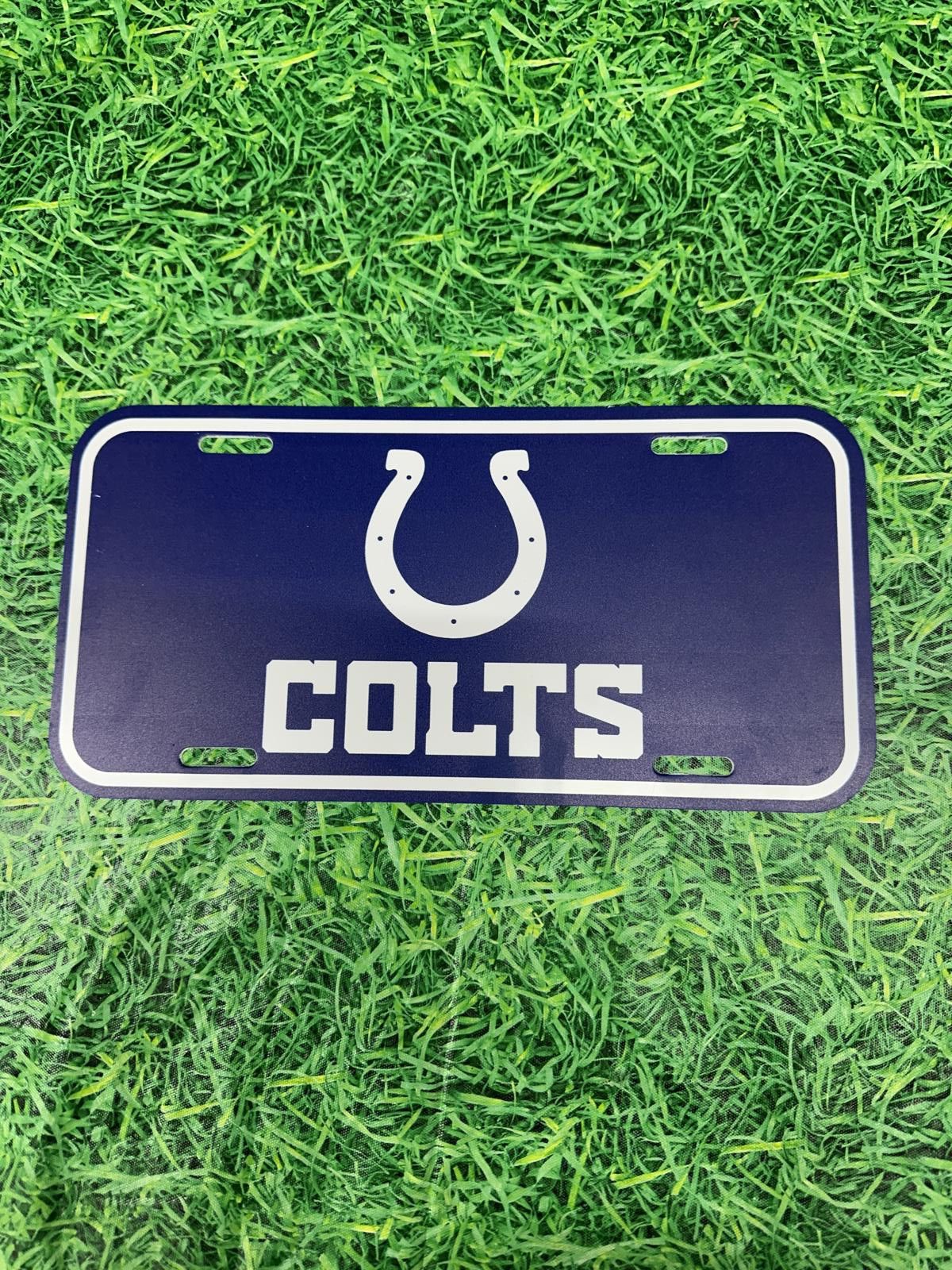 NFL Indianapolis Colts License Plate Plastic NFL NEW Size ONE SIZE - 1 Thumbnail