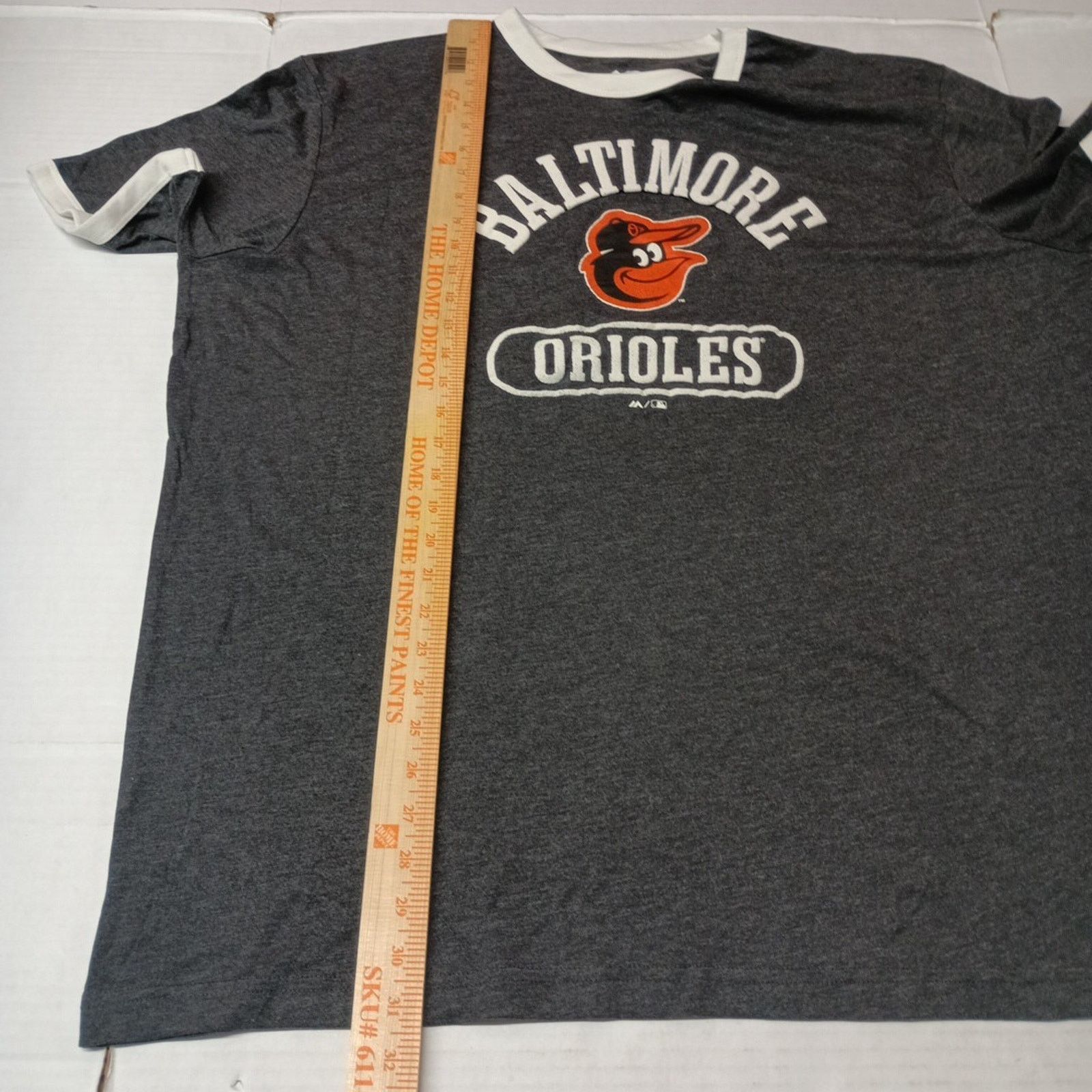 Majestic Majestic Baltimore Orioles T-Shirt Men's 2XL XXL Gray MLB Size US XXL / EU 58 / 5 - 5 Thumbnail