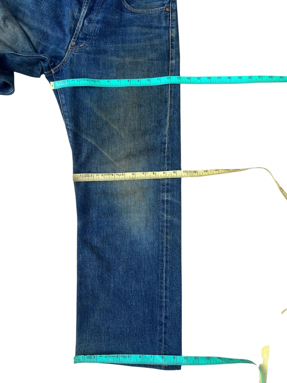 Levi's VTG 1994 Levi’s 503B XX Big E Dirty Mud Denim Selvedge Jeans Size US 34 / EU 50 - 3 Thumbnail
