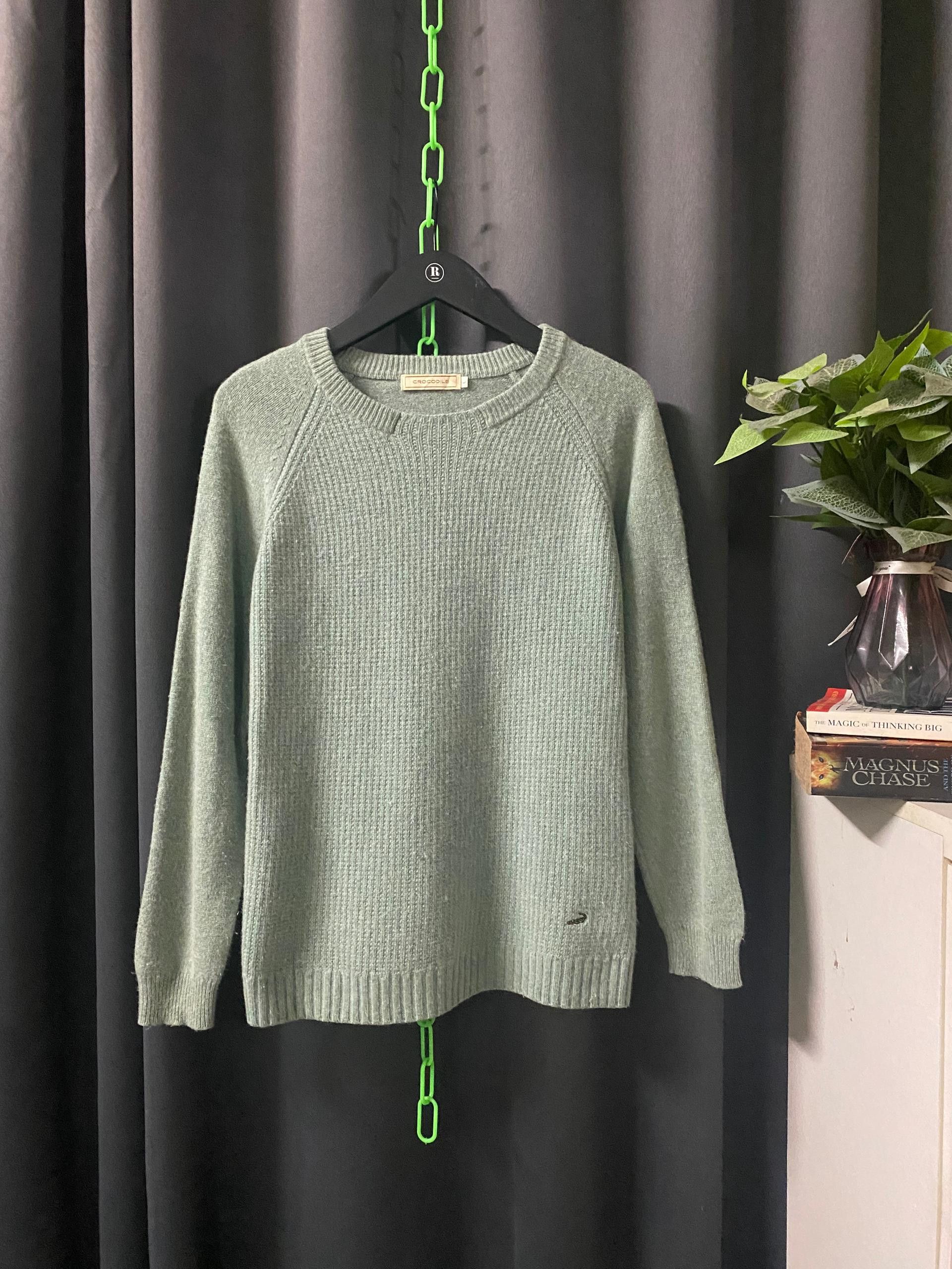 Japanese Brand Crocodile Knitwear Sweater Size L / US 10 / IT 46 - 1 Thumbnail