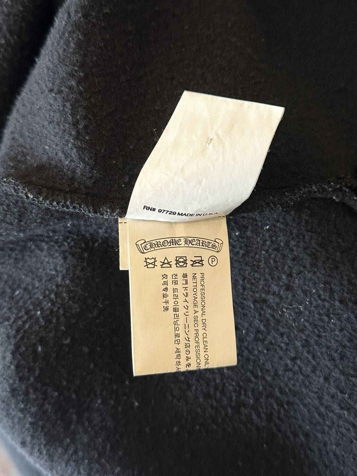 Chrome Hearts CHROME HEARTS LEATHER SLEEVE CREWNECK Size US L / EU 52-54 / 3 - 7 Thumbnail