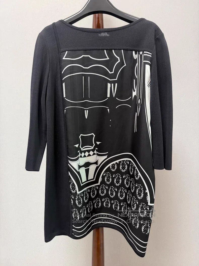 Hermes Hermes Spring/Summer Twillaine Series Black and White Prin Size XS / US 0-2 / IT 36-38 - 1 Thumbnail