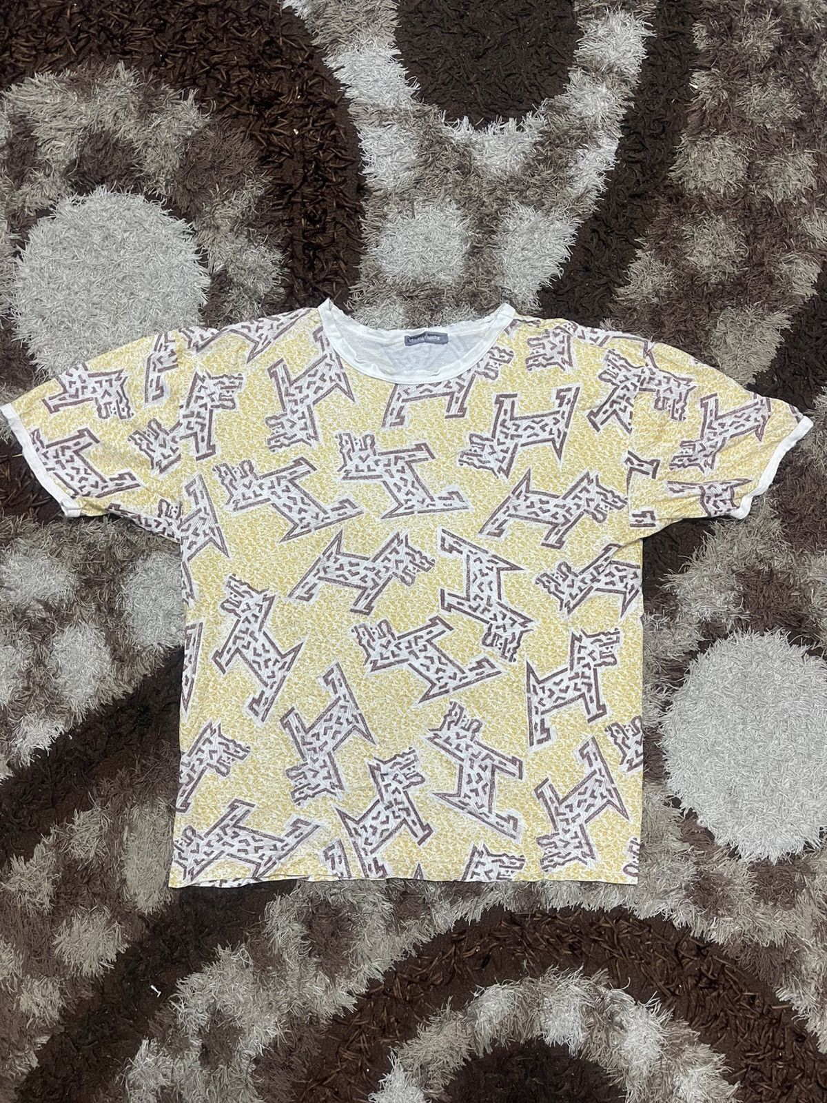 Issey Miyake × Japanese Brand 🔥HOT🇯🇵🔥VINTAGE ISSEY MIYAKE FULL PRINT KEITH HARING VERY RARE Size US M / EU 48-50 / 2 - 1 Thumbnail