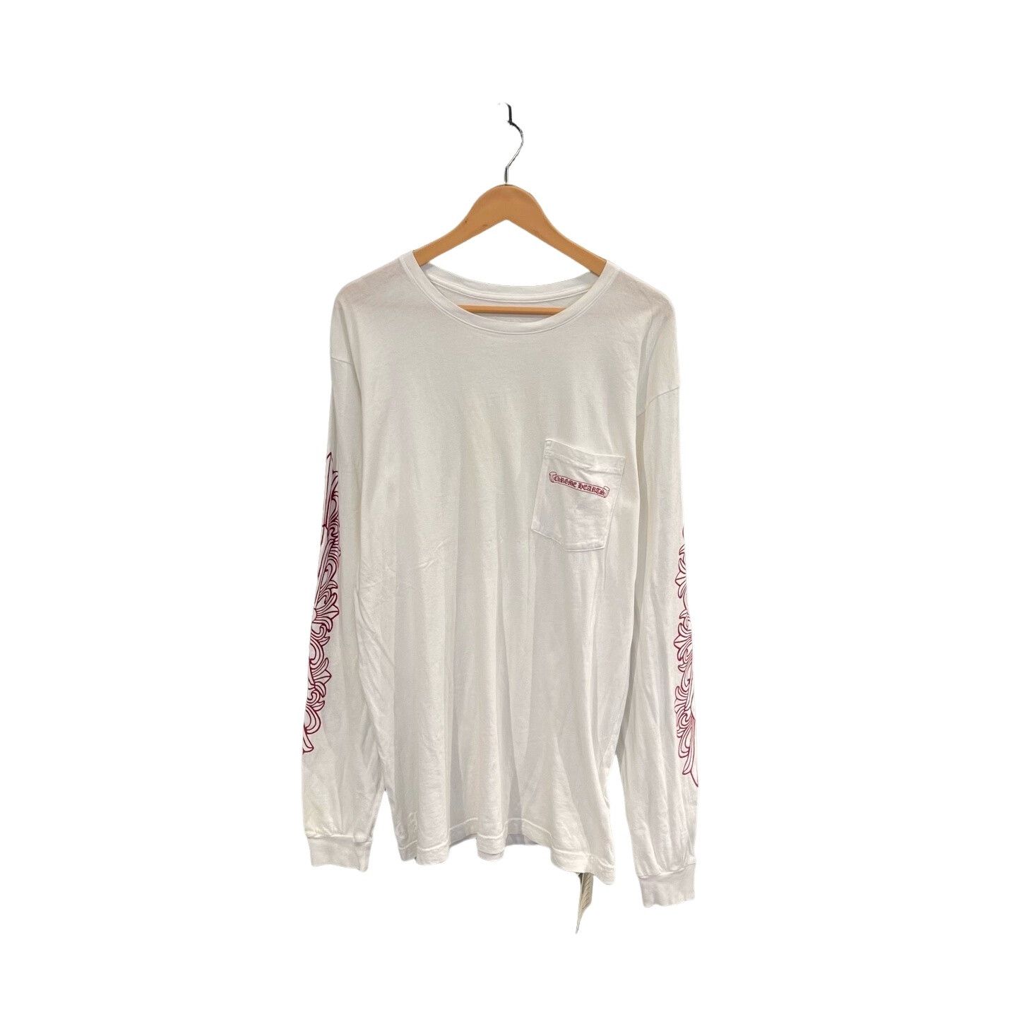 Chrome Hearts Chrome Hearts Red Cross Logo Long Sleeve T-Shirt XL Size US XL / EU 56 / 4 - 1 Thumbnail