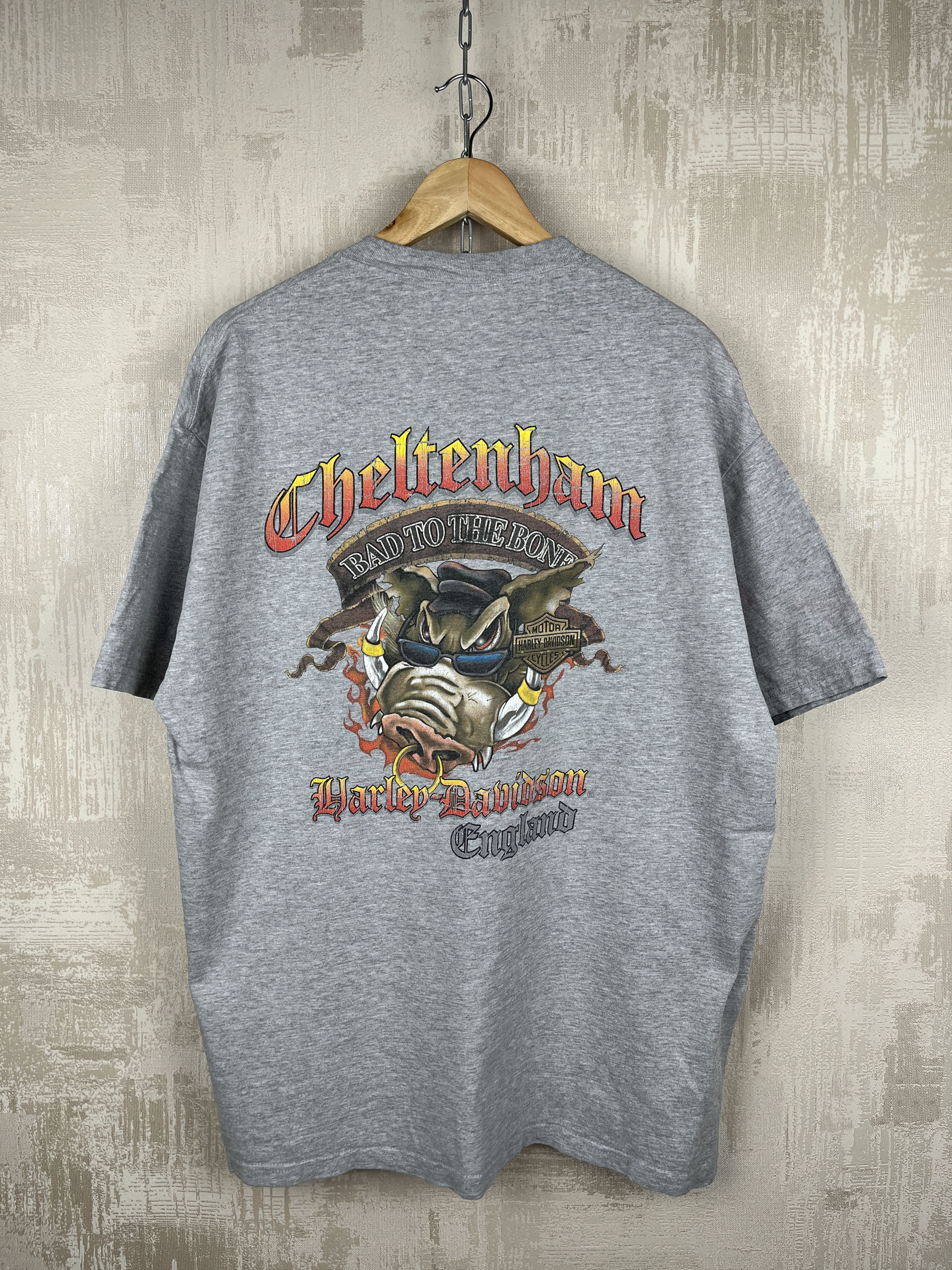 Harley Davidson Harley-Davidson 2010 Loyal to One Cheltenham England T-shirt Size US XL / EU 56 / 4 - 1 Thumbnail