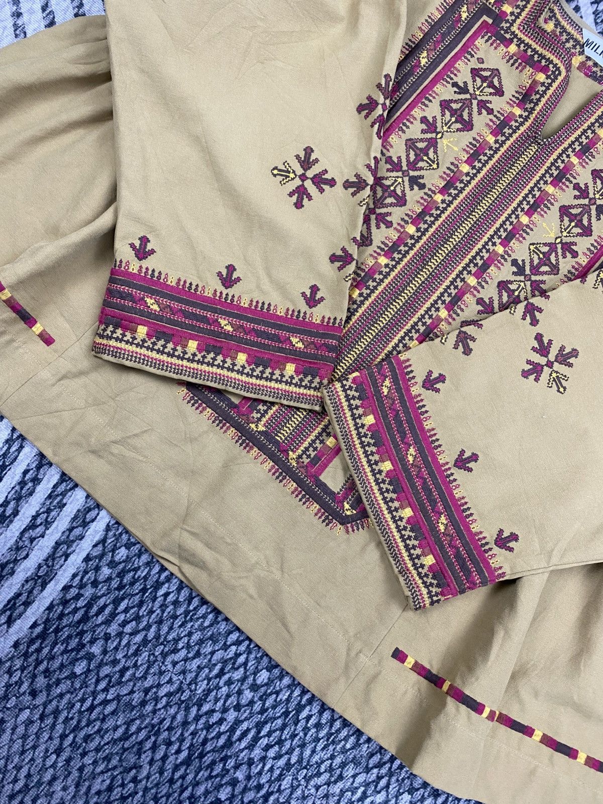 MILKFED Vintage Milkfed Embroidered Detailing Peplum Blouse Size L / US 10 / IT 46 - 8 Thumbnail