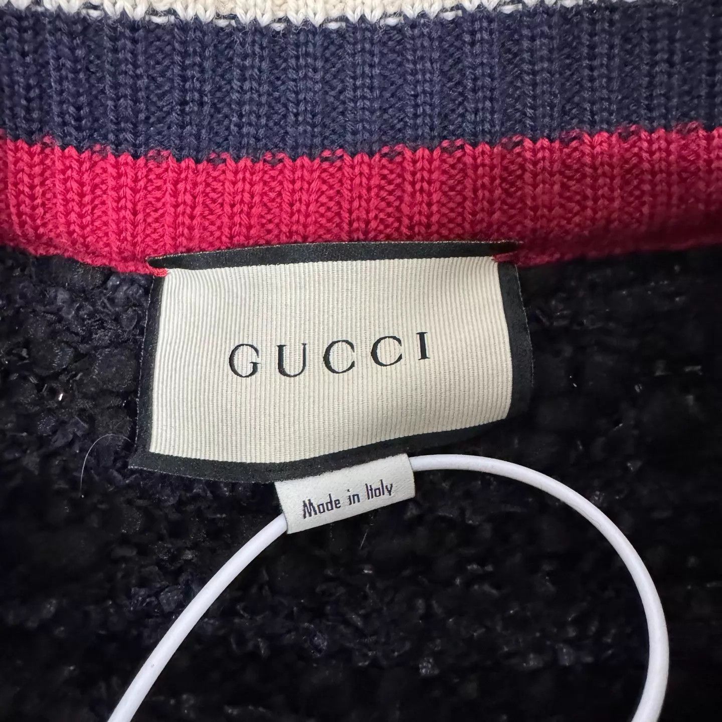 Gucci Gucci Navy Web A-line knit skirt XS Size 25" / US 0 / IT 36 - 4 Thumbnail
