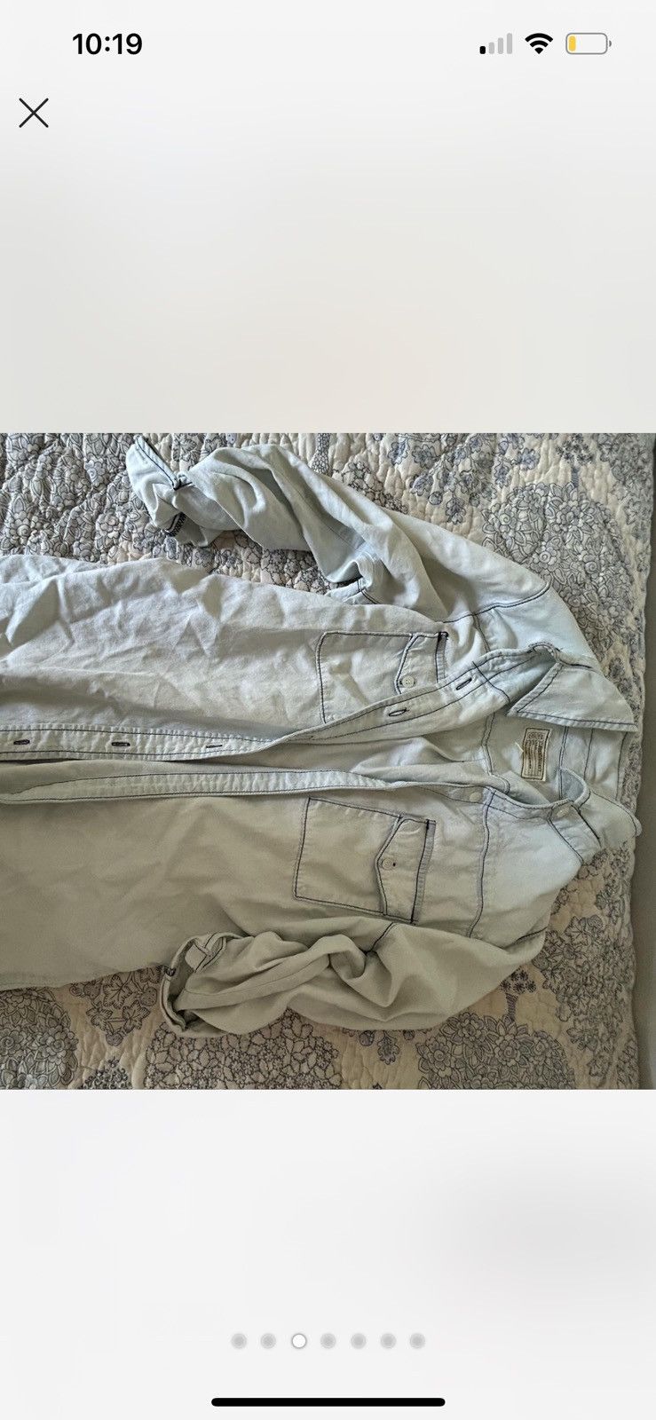 Current/Elliot CURRENT ELLIOT Light Blue Faded Long Button Up Size 1 Size S / US 4 / IT 40 - 3 Thumbnail