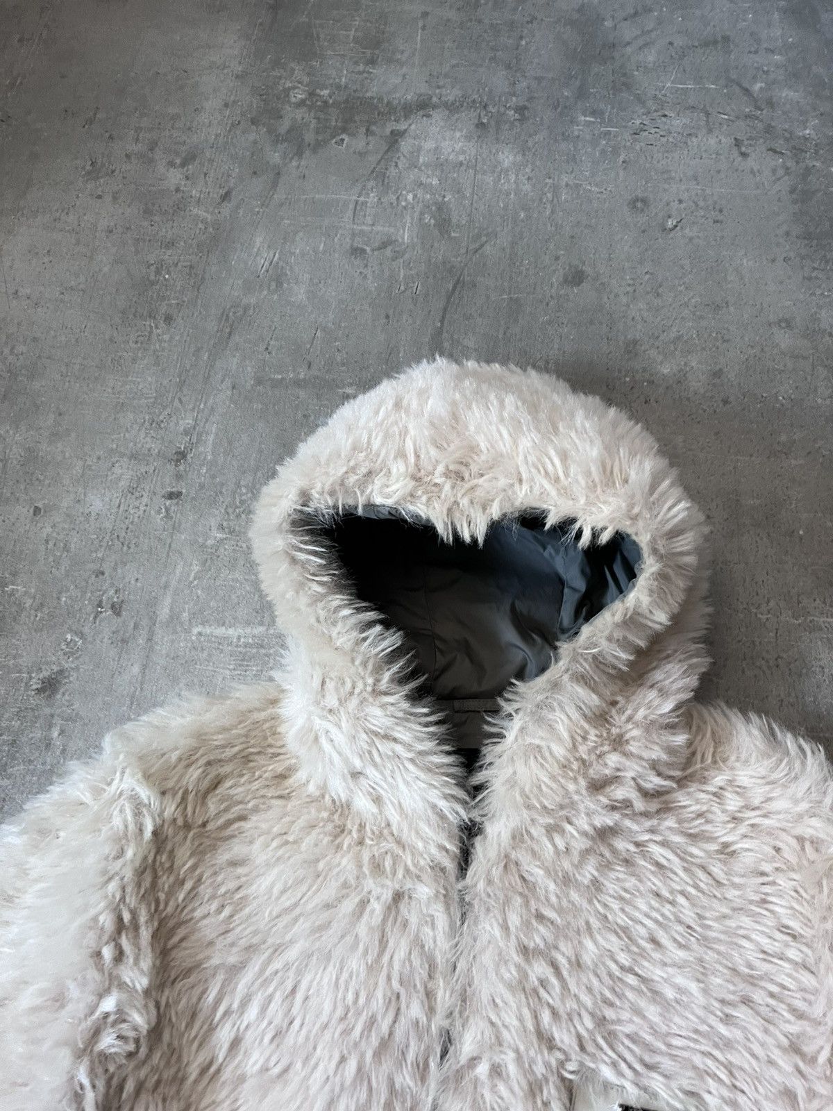 Prada Prada Alpaca Mohair fur jacket white very rare Size XL / US 12-14 / IT 48-50 - 6 Thumbnail