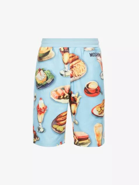 Moschino o1y0225 Logo Short in Multicolor Size US 34 / EU 50 - 1 Thumbnail