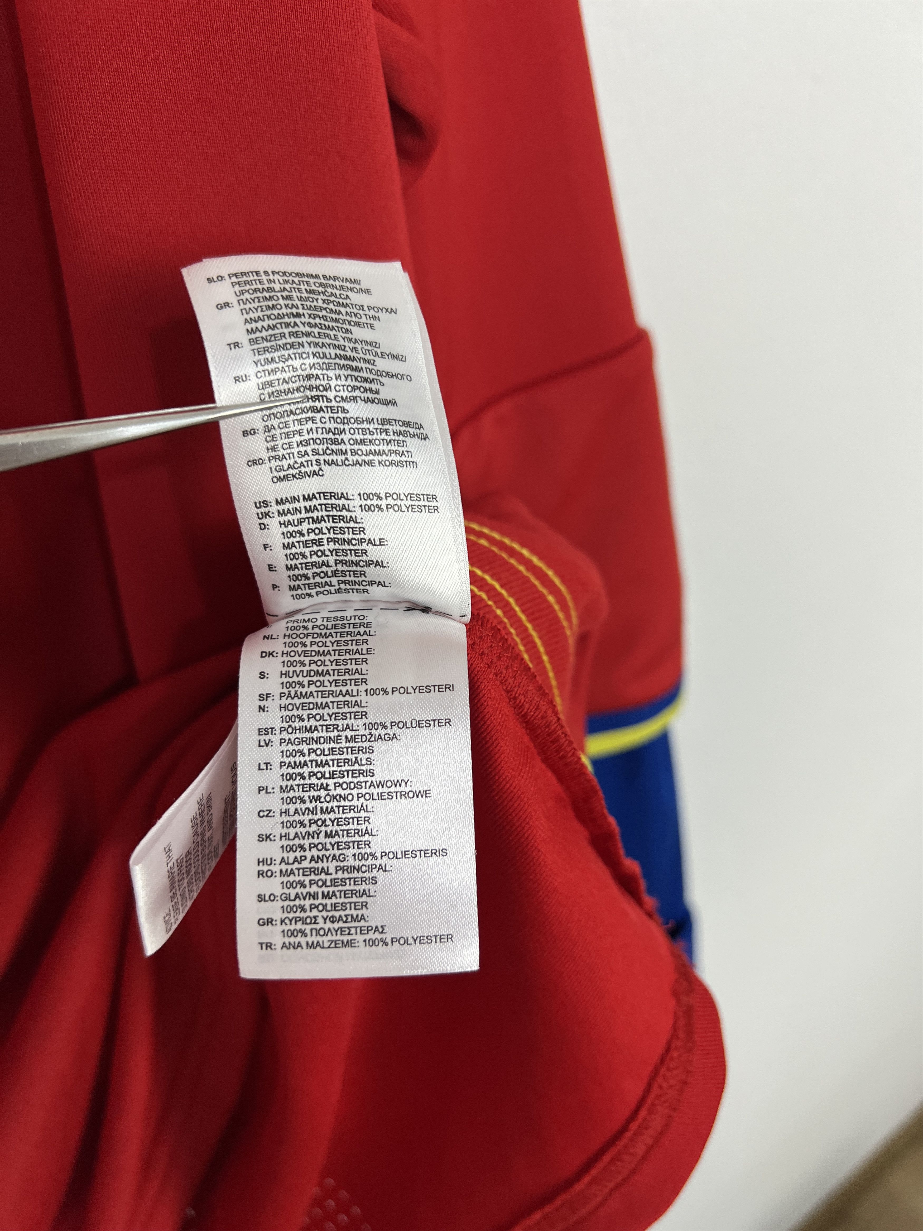 Adidas Adidas Spain Football Train Sweatshirt Soccer Track Top Size US M / EU 48-50 / 2 - 12 Thumbnail