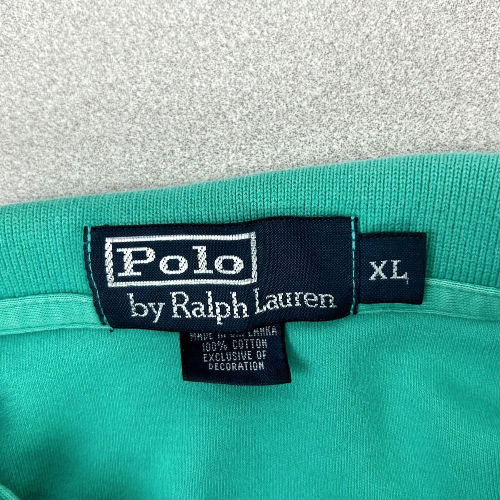 Polo Ralph Lauren Polo Ralph Lauren Polo Shirt Men XL Turquoise Short Sleeve Green Pony Logo Classic Size US XL / EU 56 / 4 - 3 Thumbnail