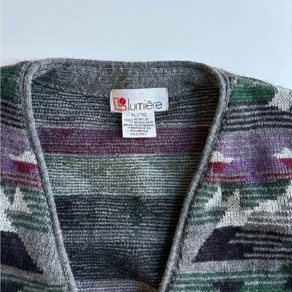 Designer Vintage Button-Up Grandpa Sleeveless Vest Size US XL / EU 56 / 4 - 3 Thumbnail