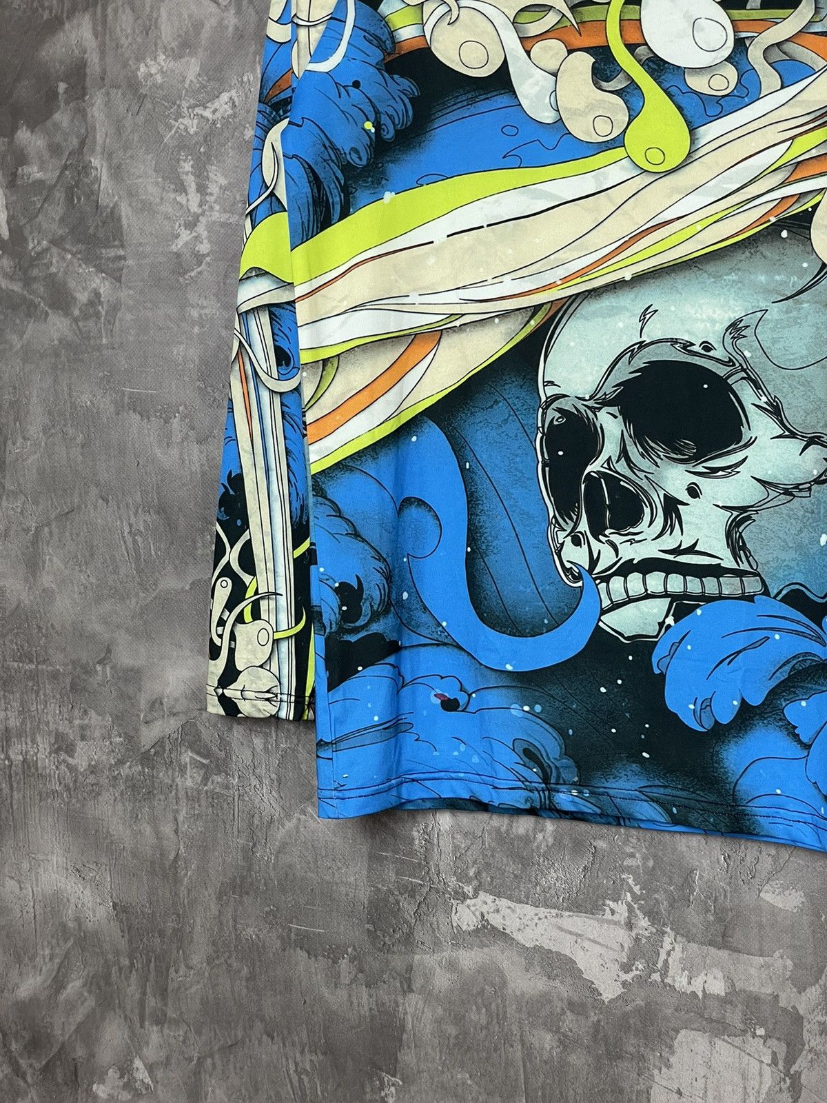 Affliction × Ed Hardy × Vintage Rare Mma Elite Thermal Longsleeve Y2K Affliction Style Size M / US 6-8 / IT 42-44 - 4 Thumbnail