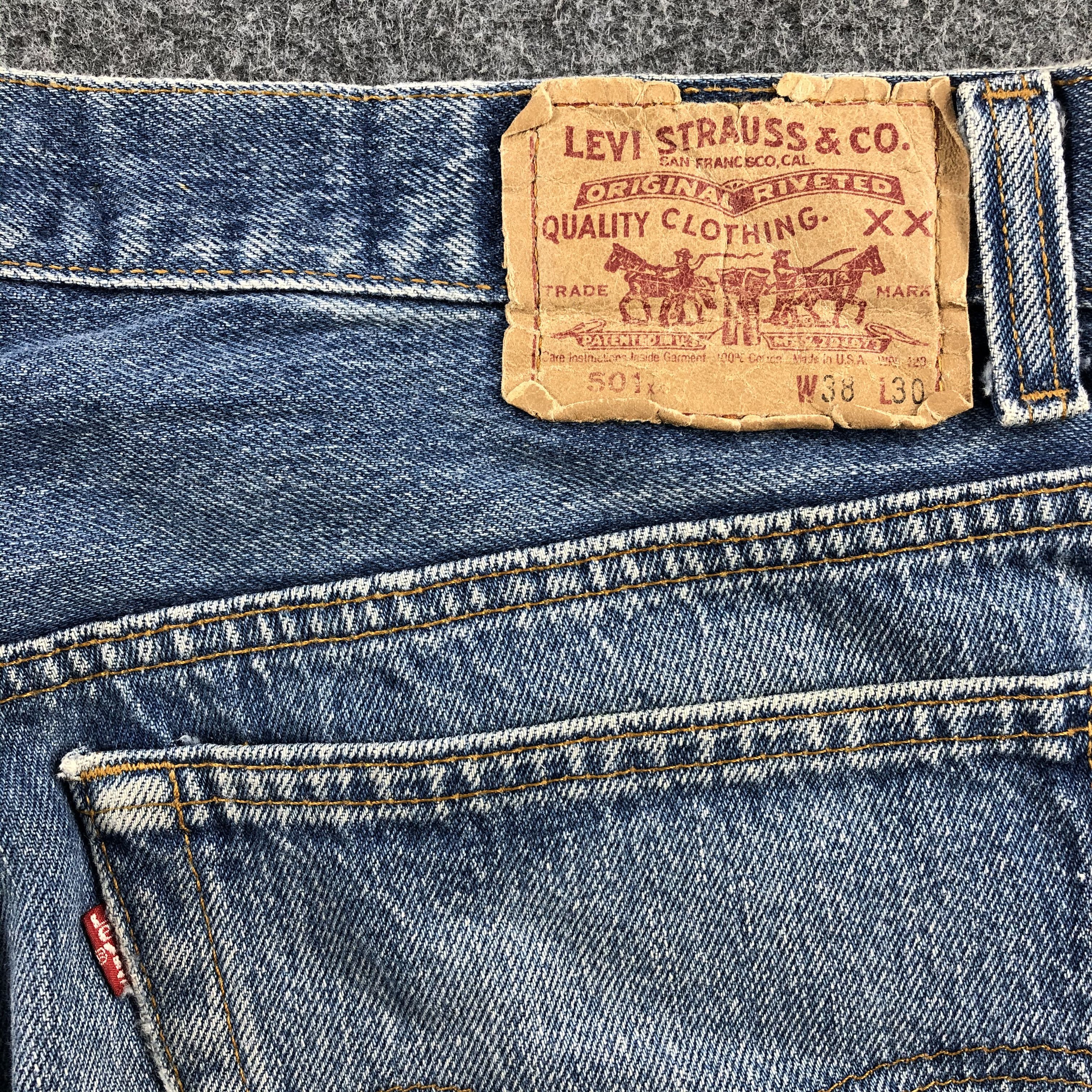 Levi's Vintage 90s Levis 501 Jeans-JM919 Size US 36 / EU 52 - 6 Thumbnail