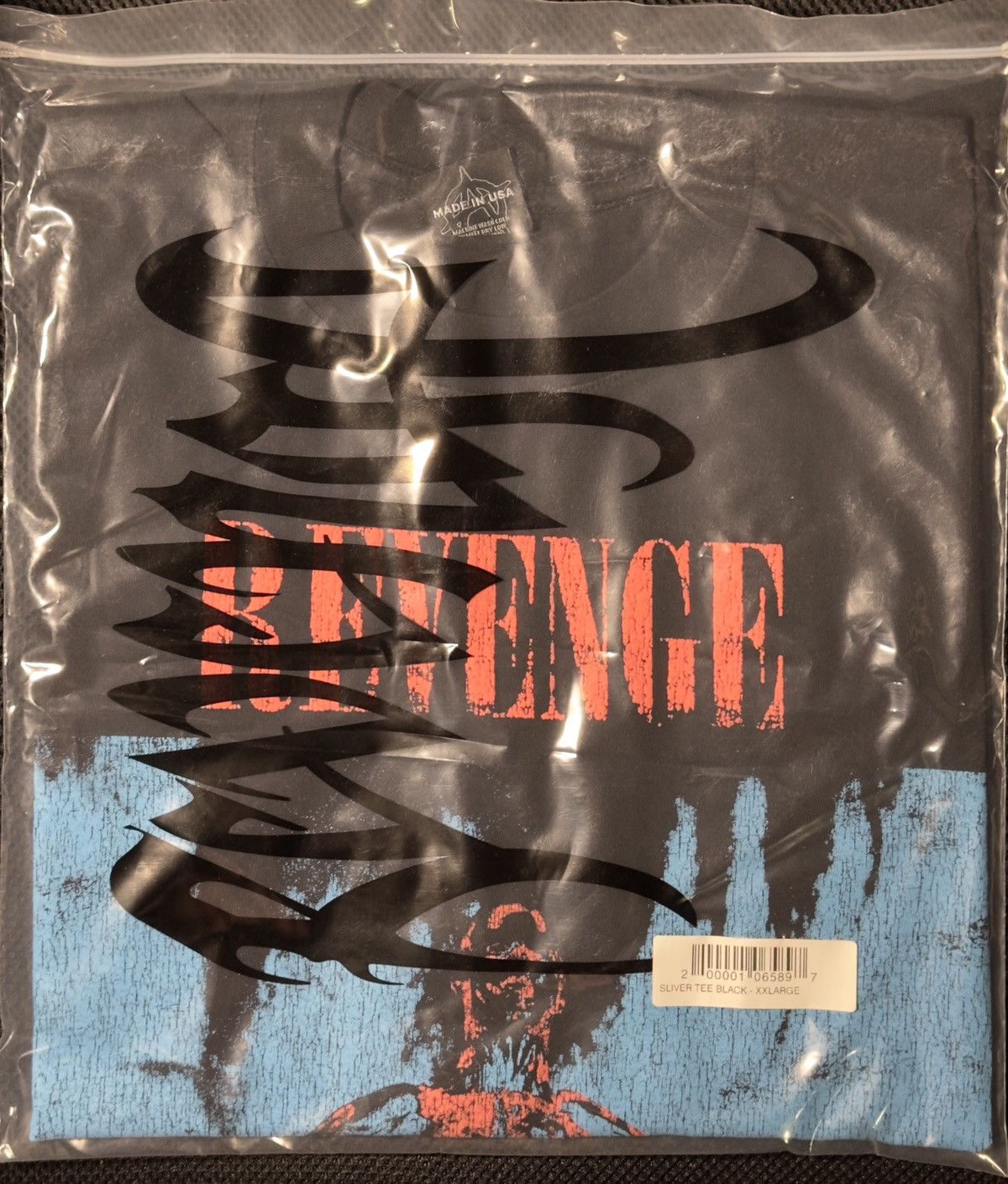 Revenge Revenge Sliver Tee Black XXLARGE Size US XXL / EU 58 / 5 - 3 Thumbnail