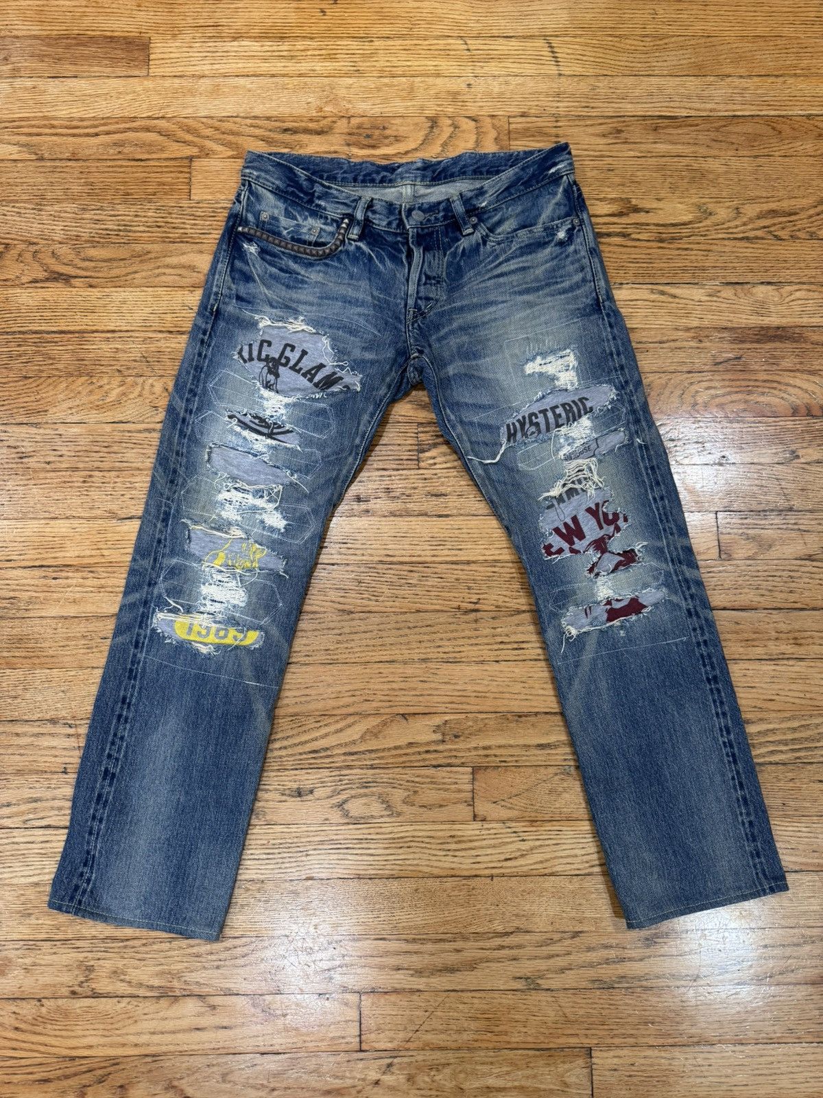 Hysteric Glamour hysteric glamour CPR selvedge jeans Size US 32 / EU 48 - 1 Thumbnail