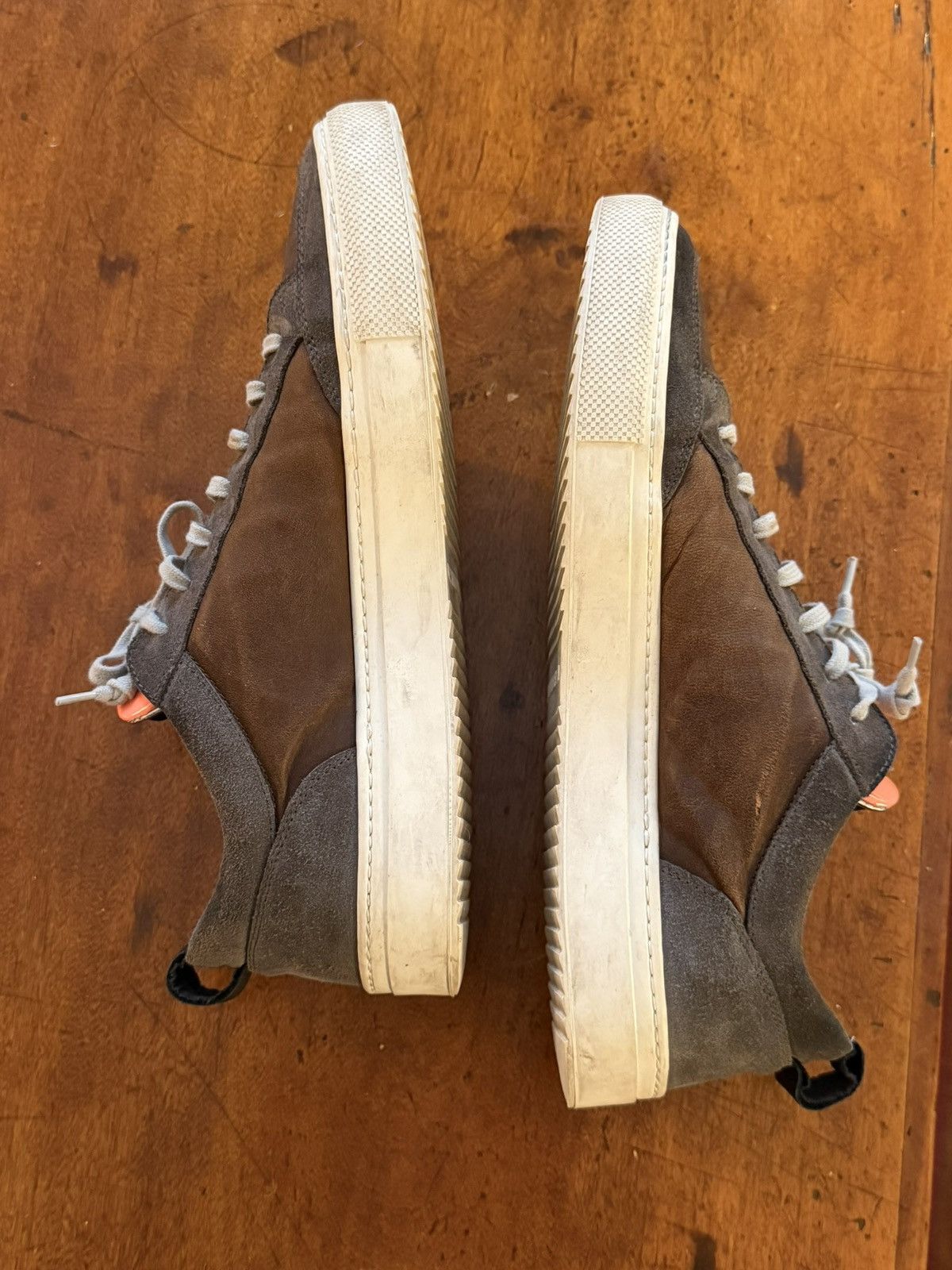 P448 P448 SoHo Brown/Grey/Orange Sneakers – Size 43 Size US 10 / EU 43 - 6 Thumbnail