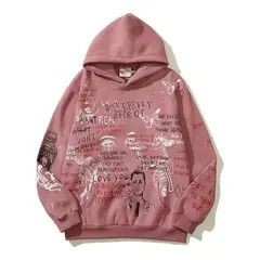 VIBE Graffiti Full Print Pullover Hoodies Size US L / EU 52-54 / 3 - 7 Thumbnail
