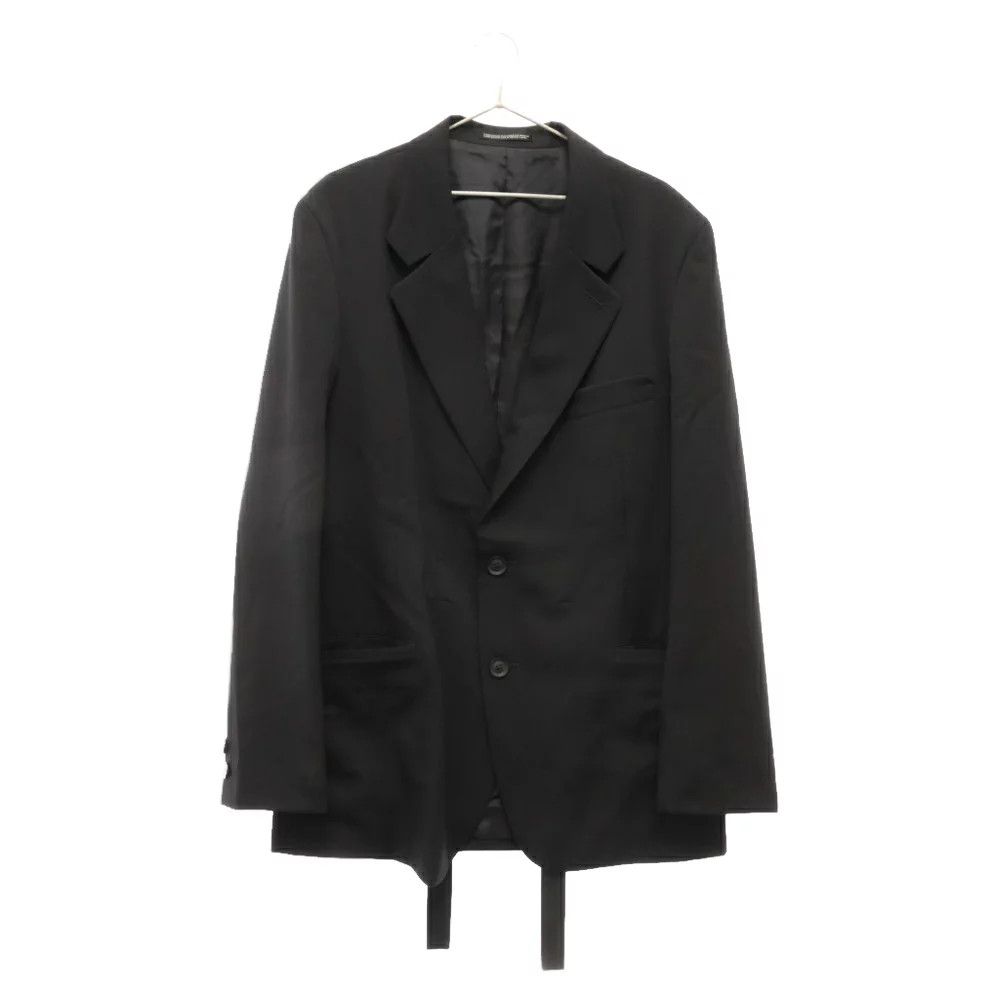 image of Yohji Yamamoto Pour Homme 2B Tailored Jacket in Black, Men's (Size Large)