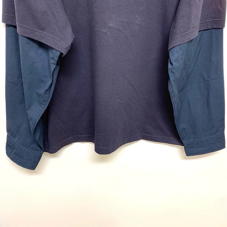 Balenciaga Balenciaga Fake two-piece hoodie, navy blue Size US S / EU 44-46 / 1 - 4 Thumbnail
