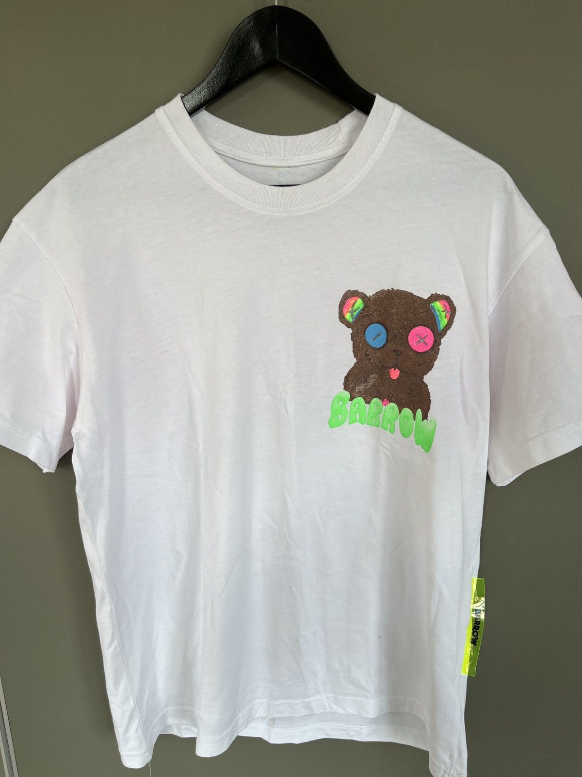 Barrow BARROW Oversized Bear White T-shirt Size US S / EU 44-46 / 1 - 2 Thumbnail