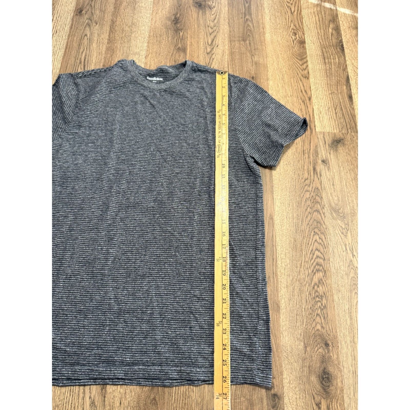 Vintage Goodfellow & Co Shirt Mens Medium Gray Black Crewneck Short Sleeve T-Shirt Size US M / EU 48-50 / 2 - 7 Thumbnail