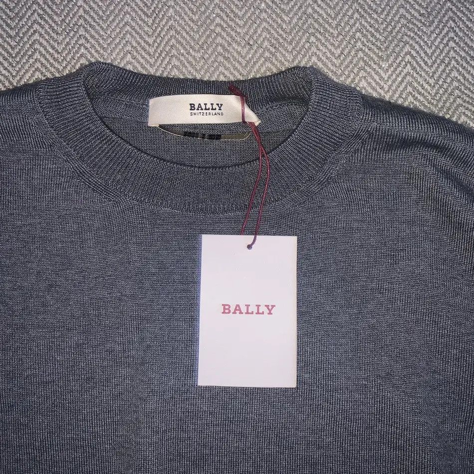 Bally BALLY Taped Wool Crewneck Grey M Size US M / EU 48-50 / 2 - 5 Thumbnail