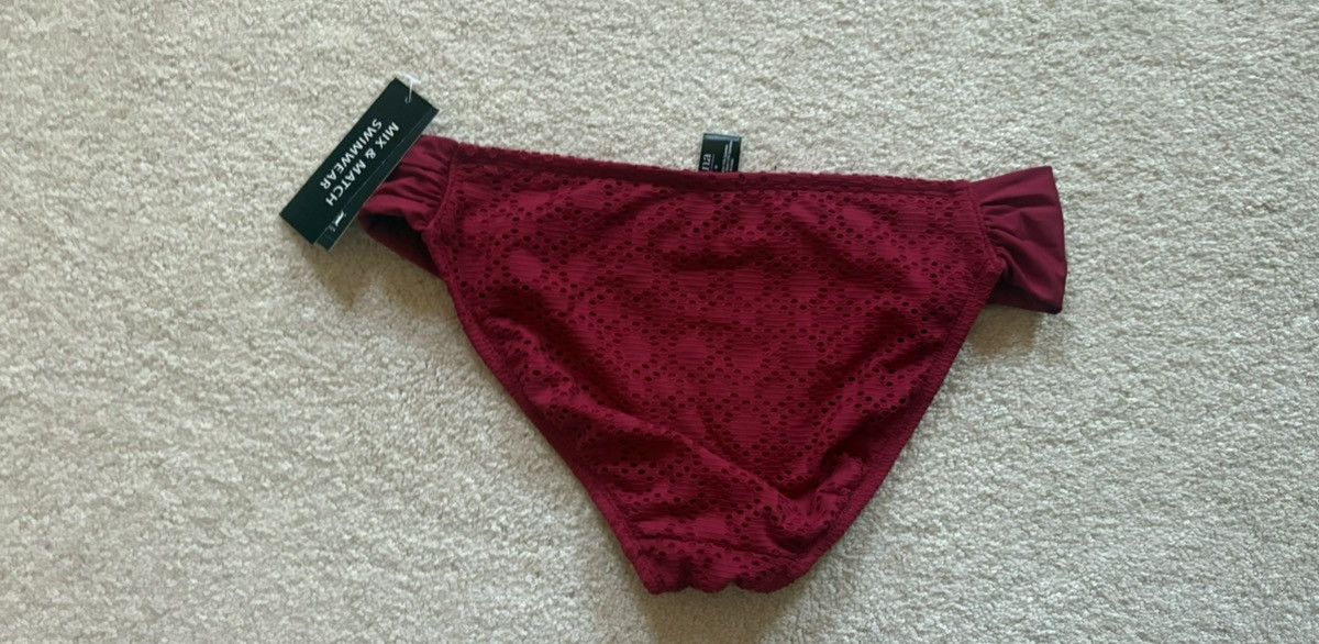 Other Nwt A.n.a Cranberry Bikini Bottom Size Medium Size 30" / US 8 / IT 44 - 3 Thumbnail