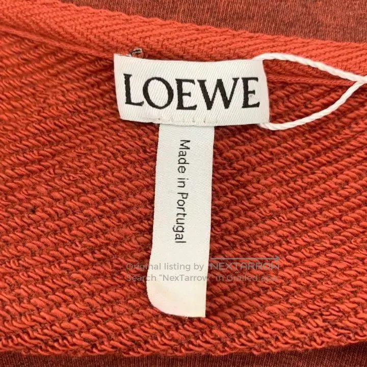 Loewe Loewe Red Logo Letter Flower Knit Cotton Crewneck Long Sle Size US M / EU 48-50 / 2 - 5 Thumbnail