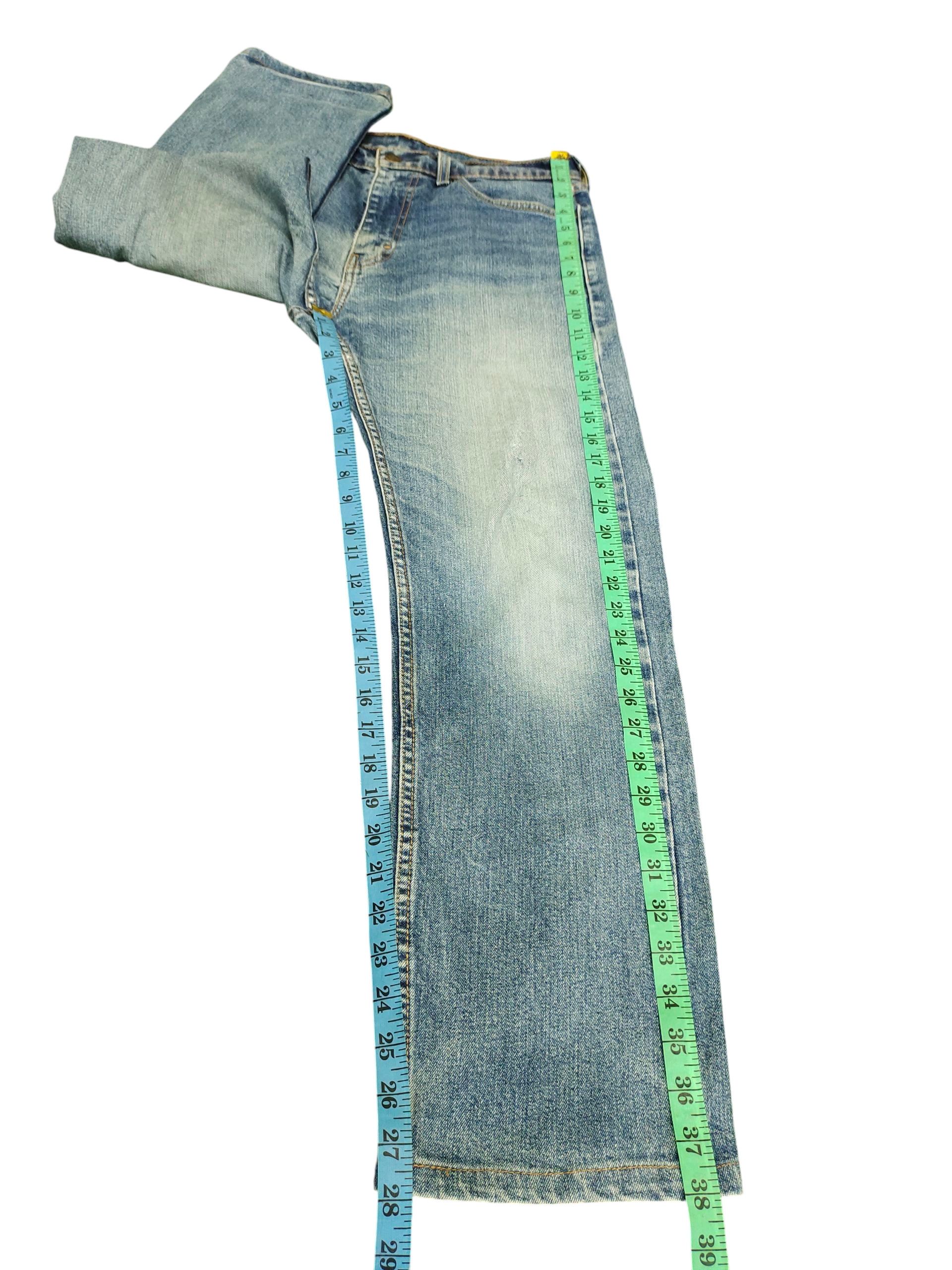 Levi's Vintage Clothing Vintage Levis 505 Clawmark Distress Faded Denim Jeans Size US 30 / EU 46 - 17 Thumbnail