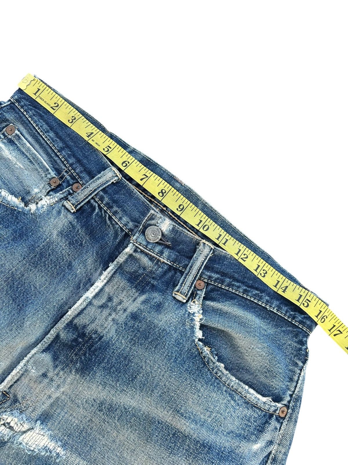 Japanese Brand × Kapital × Vintage Vintage Skull Angel Dust Selvedge Japanese Distressed Denim Size US 32 / EU 48 - 18 Thumbnail