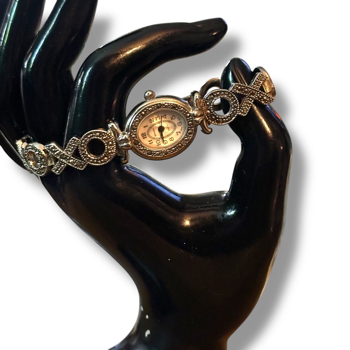 Other × Vintage Vintage Gruen marcasite hugs and kisses watch Size ONE SIZE - 2 Thumbnail