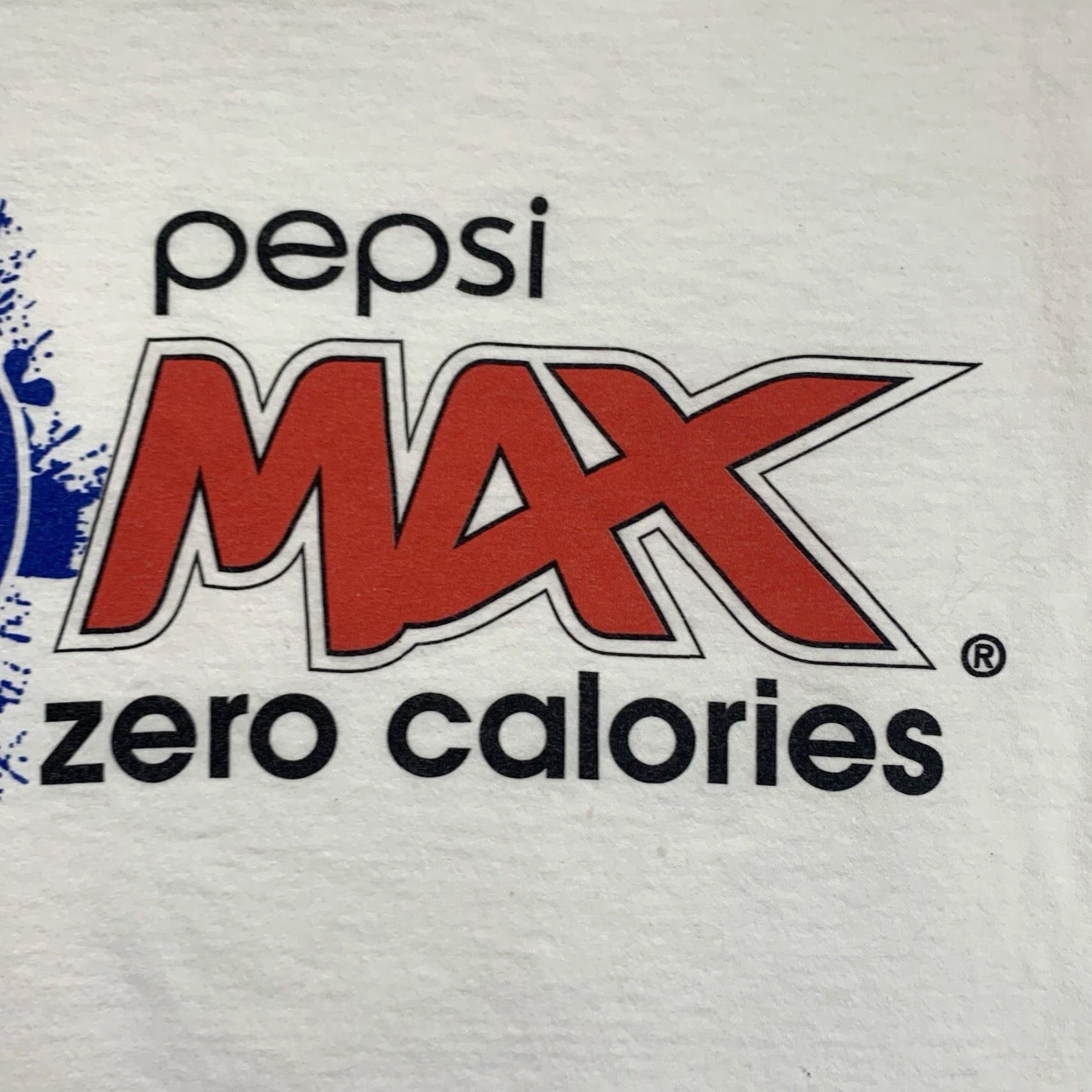 Jerzees VINTAGE JERZEES Pepsi Max T-Shirt Mens Large White Graphic Print Zero Calories 90s Cola Pop Size US L / EU 52-54 / 3 - 5 Thumbnail