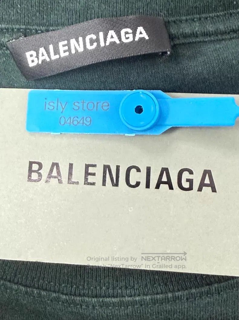 Balenciaga Balenciaga Letter printed round neck casual short-sleeve d Size US S / EU 44-46 / 1 - 4 Thumbnail