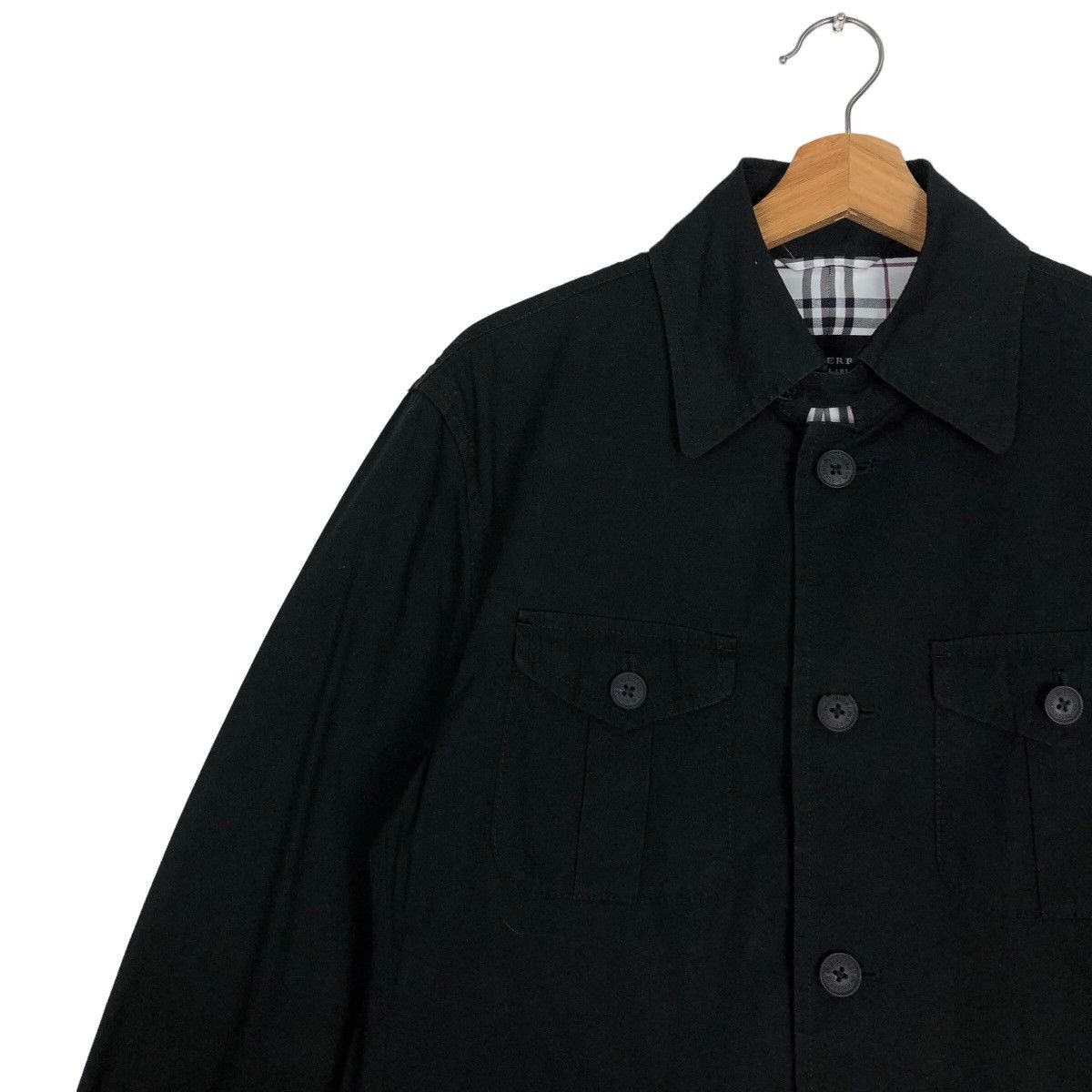 Burberry 🔥Vintage Chore Jacket Burberry Black Label Nova Check Size US M / EU 48-50 / 2 - 7 Thumbnail