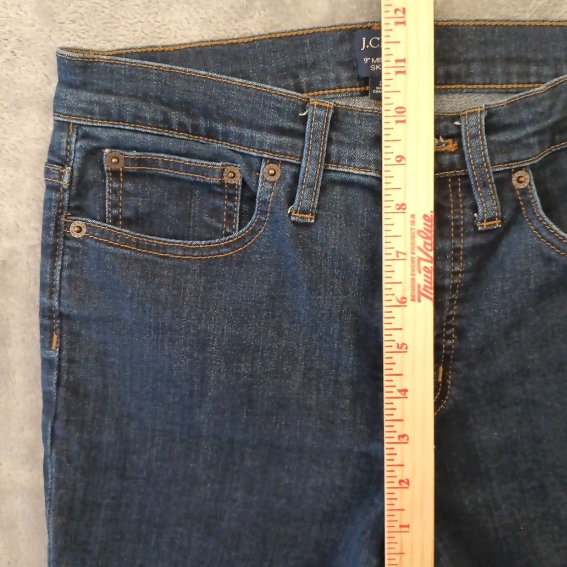 J.Crew J.Crew Jeans Skinny Womens Size 27 Blue Dark Wash Mid Rise 27 In Inseam 27 5-Pocket Denim Cotton Blend Regular Waist 28 in XS? Size 27" / US 4 / IT 40 - 4 Thumbnail