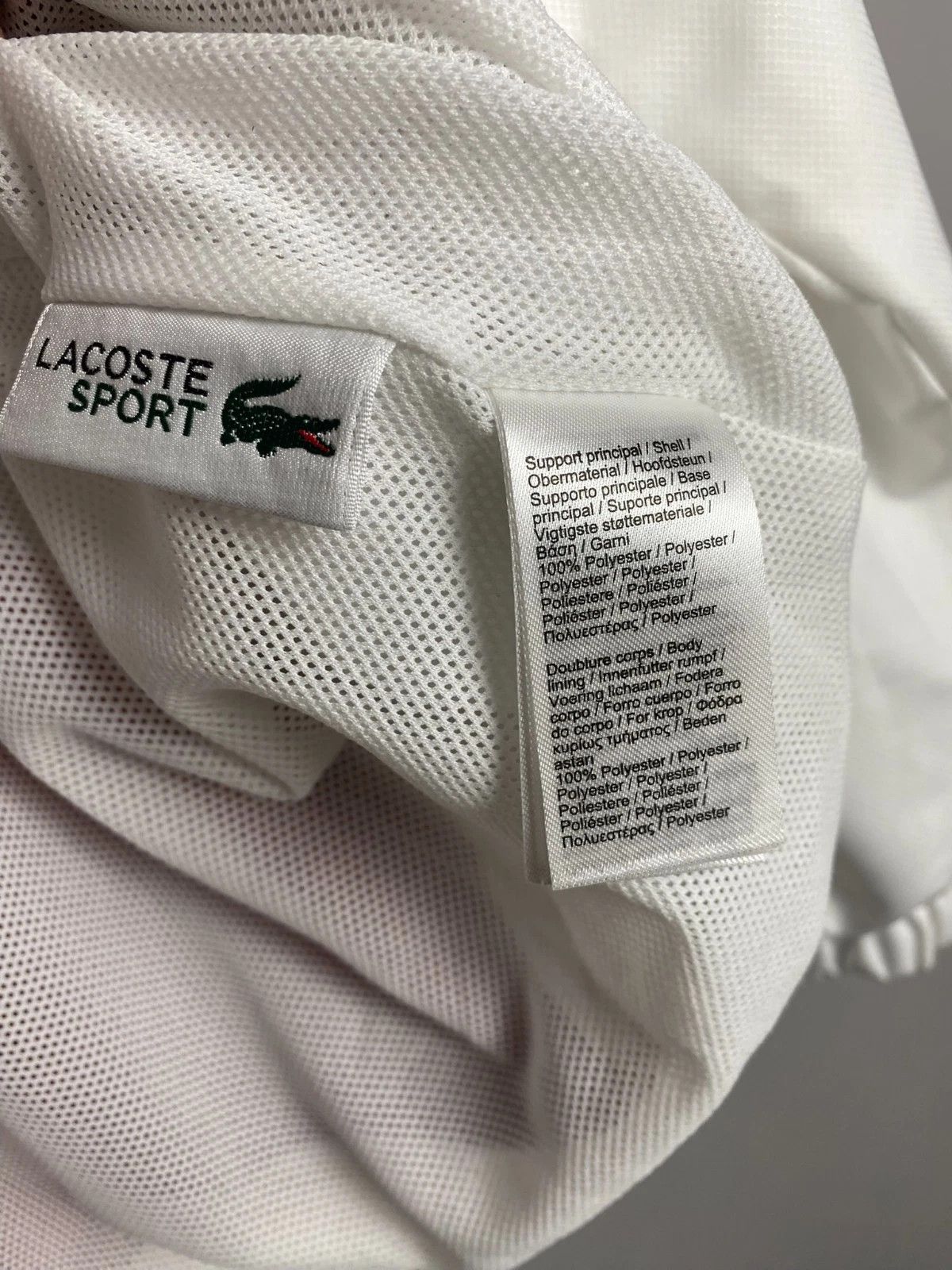 Lacoste Lacoste Windbreaker Jacket with Hood Size US XL / EU 56 / 4 - 7 Thumbnail