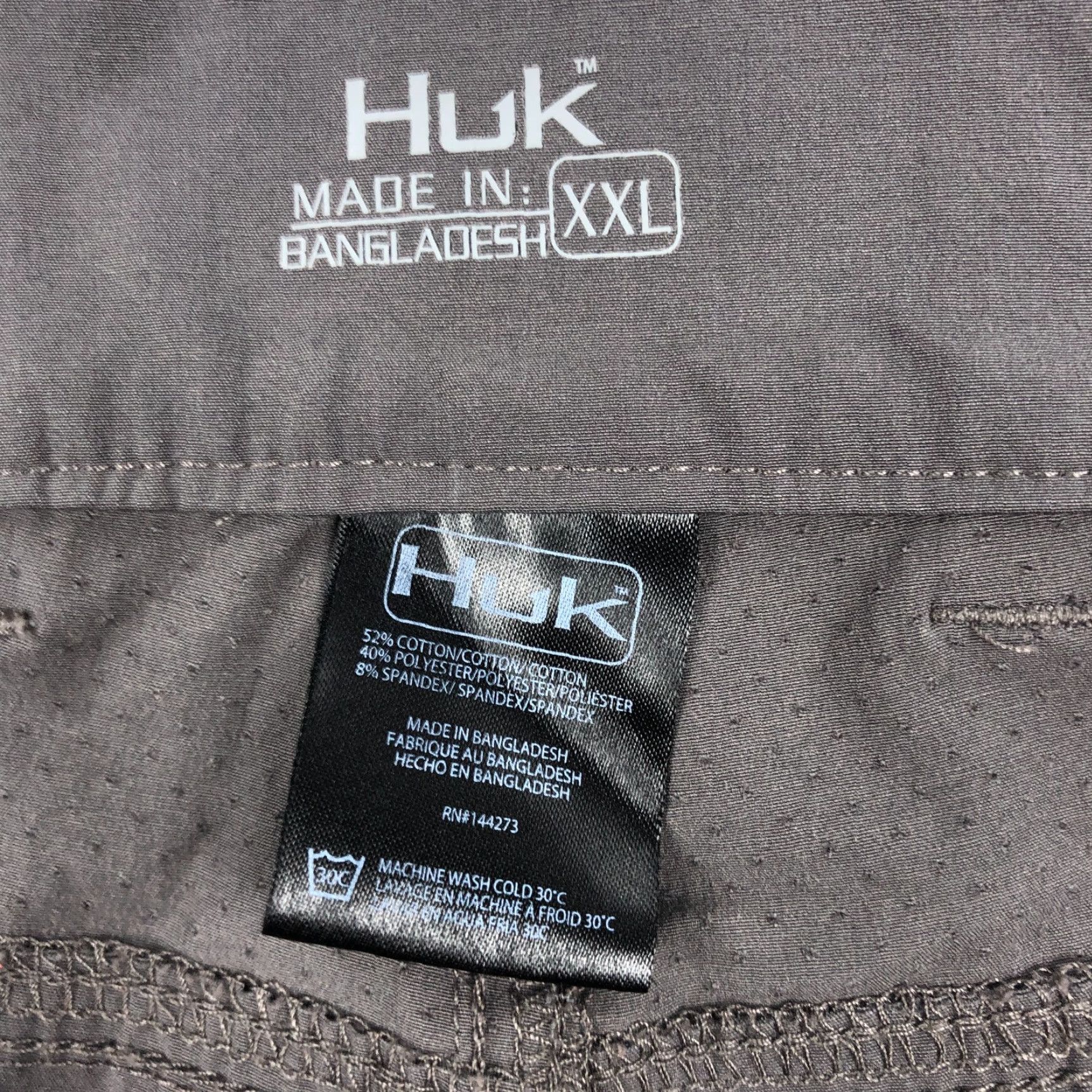 Vintage Huk Fishing Shorts Mens XXL Next Level Performance 10.5" Inseam Gray NXTLVL Shorts Men Gray Weekend Fishing 10.5in Inseam NF NXTLVL Size US 39 - 7 Thumbnail