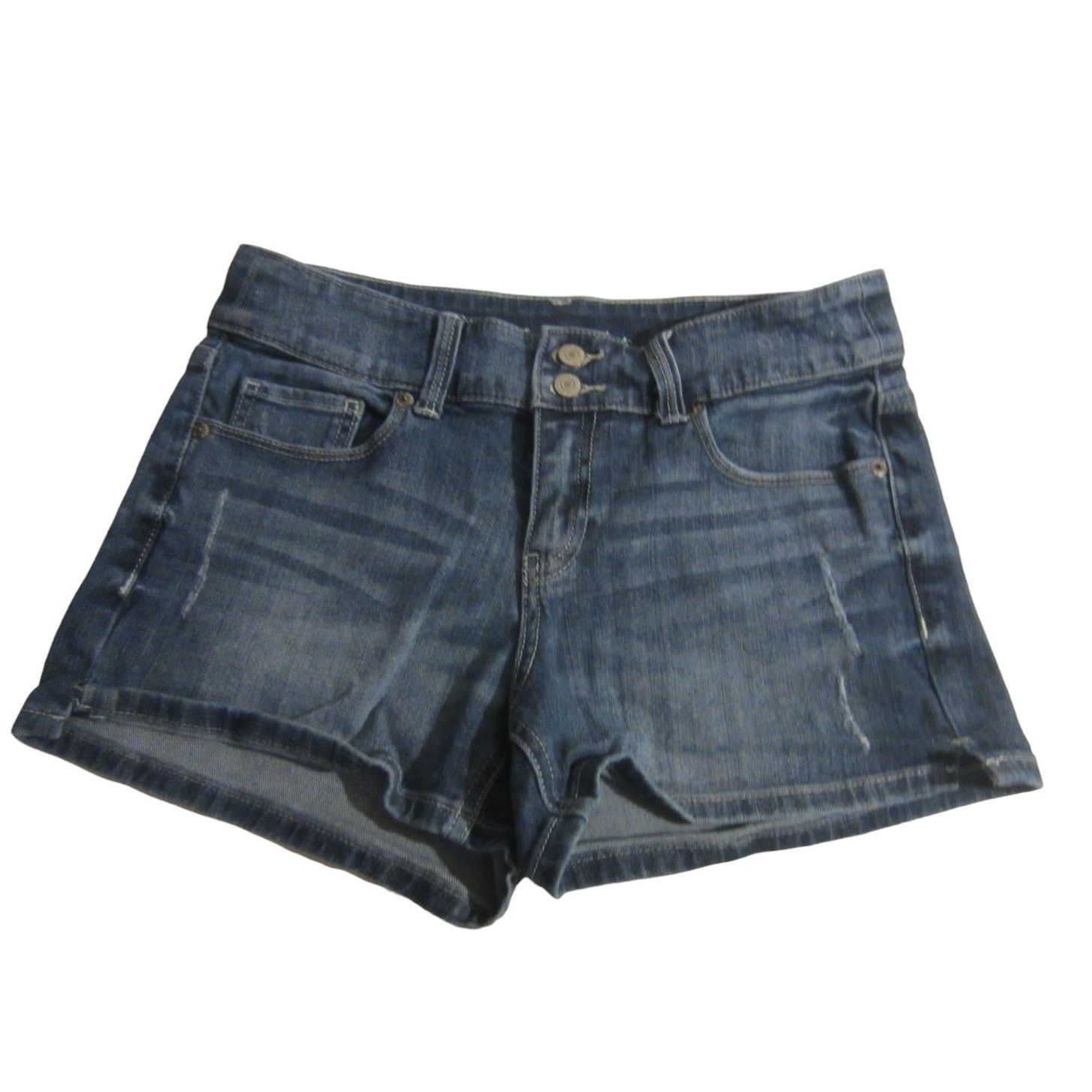Victoria's Secret Victoria’s Secret Hipster Jean Shorts Y2K Distressed Size 4 Size 27" / US 4 / IT 40 - 3 Thumbnail