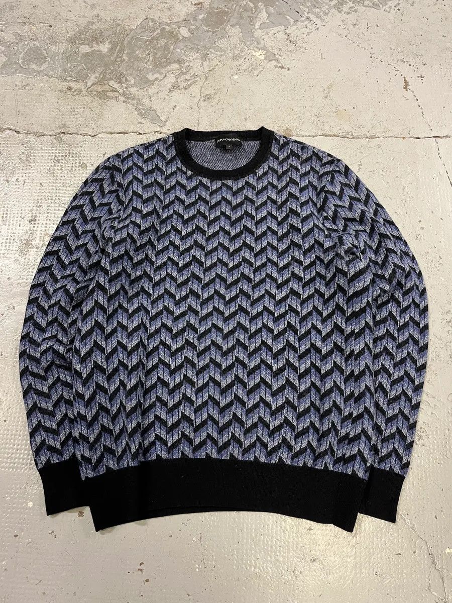 Emporio Armani Emporio Armani Navy Cozy Sweater Size US S / EU 44-46 / 1 - 1 Thumbnail