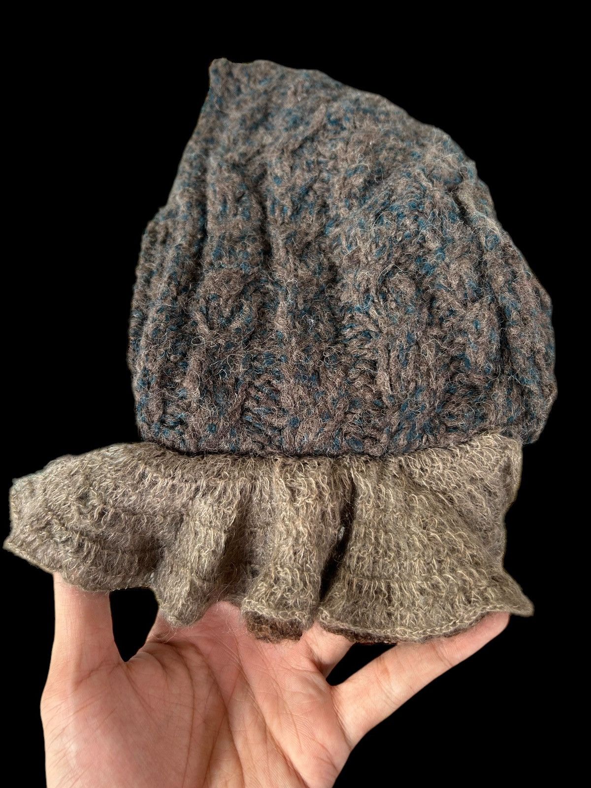Japanese Brand × Kapital × Vintage Made in Japan Rare Japanese Brand Crochet Knitt Beanie Hats Size ONE SIZE - 7 Thumbnail