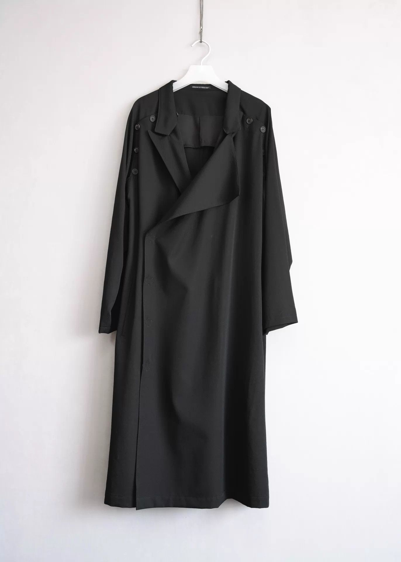 Yohji Yamamoto Yohji Yamamoto 21SS Deconstructed Snap Button Coat Size 2 Size US M / EU 48-50 / 2 - 2 Thumbnail