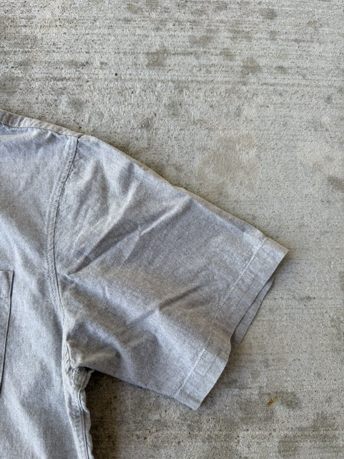 Ezekiel Light Gray Vintage Y2K Button Up Camp Short Sleeve Shirt Size US L / EU 52-54 / 3 - 4 Thumbnail