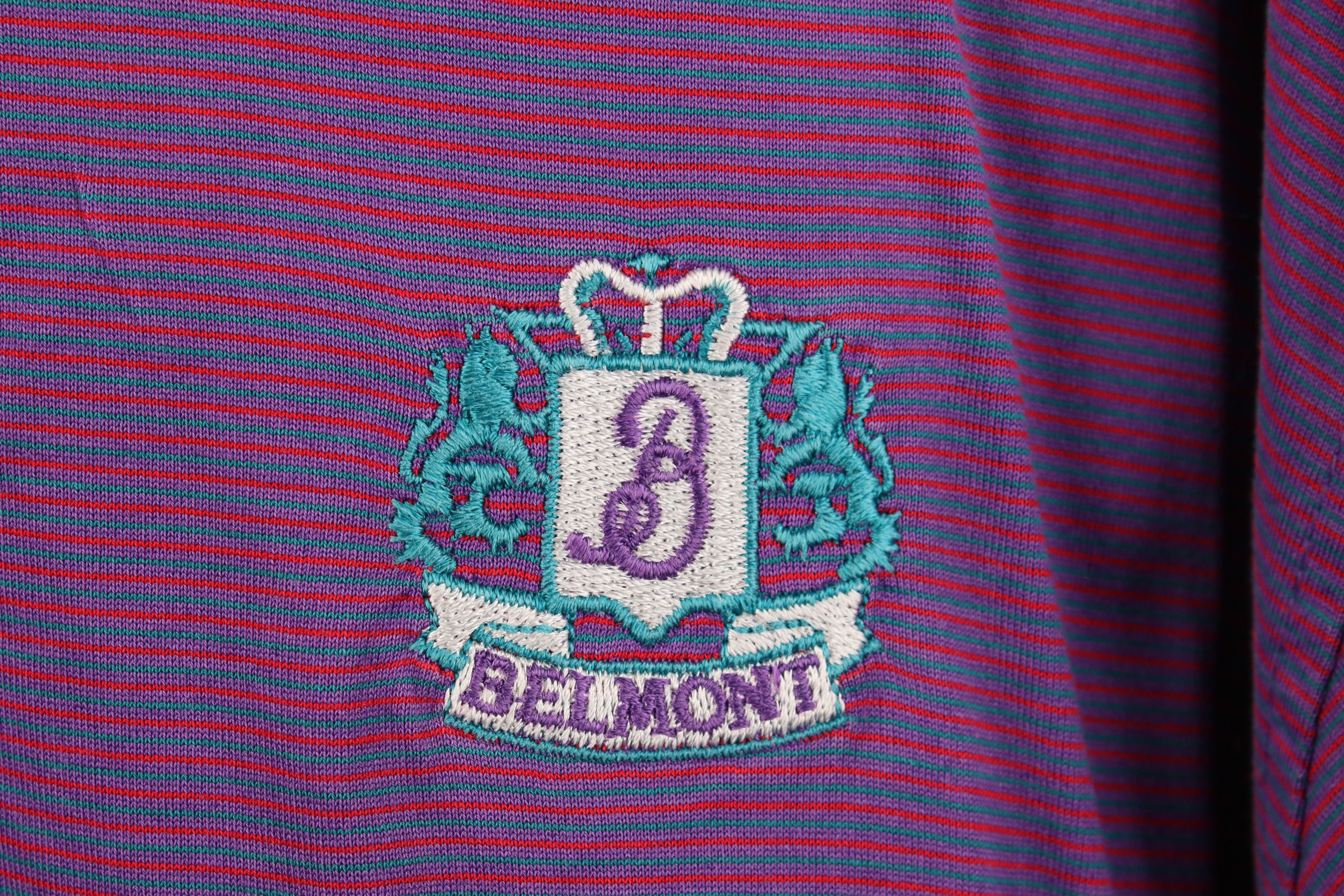 Vintage Vintage Country Club Ohio Striped Soft Knit Golf Polo Shirt Size US XXL / EU 58 / 5 - 4 Thumbnail