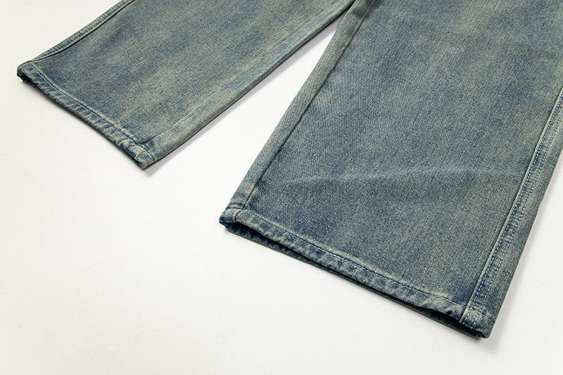 Jean American retro street style distressed loose washed jeans Size US 32 / EU 48 - 6 Thumbnail